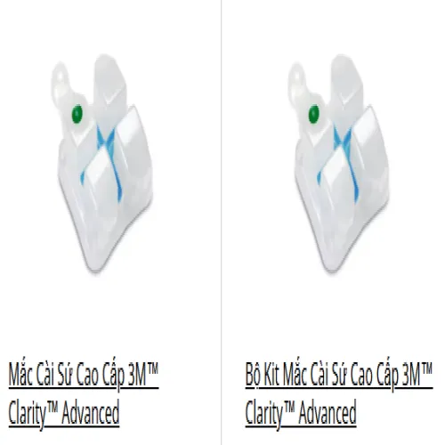 Mắc cài chỉnh nha sứ 3M - UNITEK™, HỆ MBT™