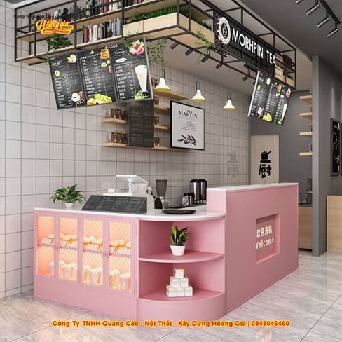 Dịch Vụ Thiết Kế Và Thi Công Quầy Bar Cafe Bằng Gỗ Nhựa Tại Cần Thơ