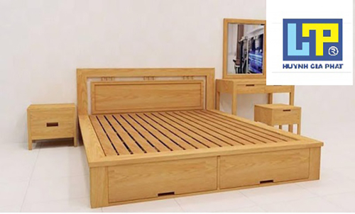 Mẫu giường gỗ 22