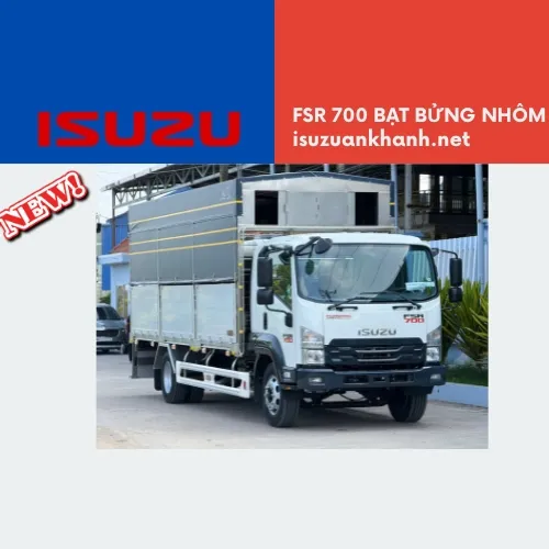 Isuzu FSR 700 Euro 5 Thùng Bạt Bửng Nhôm Garage Lượm