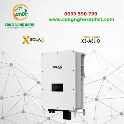 Inverter Hybrid Solax 50kW 3 Phase AELIO | Biến Tần Solax 50kW