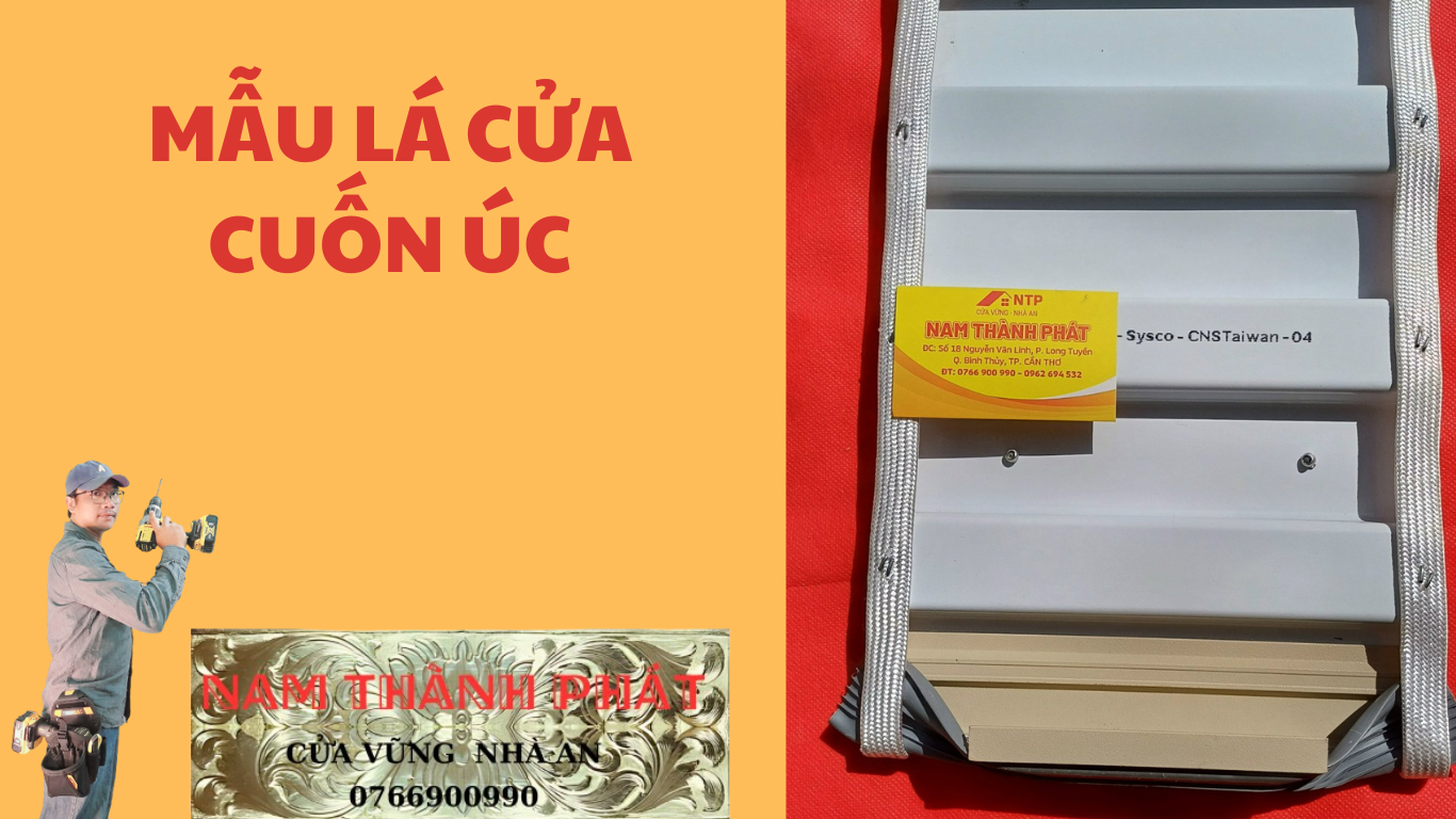 MẪU LÁ CỬA CUỐN ÚC