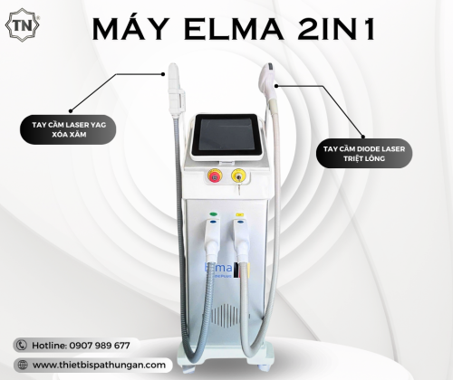 MÁY 2IN1 LASER YAG + TRIỆT LÔNG DIODE LASER