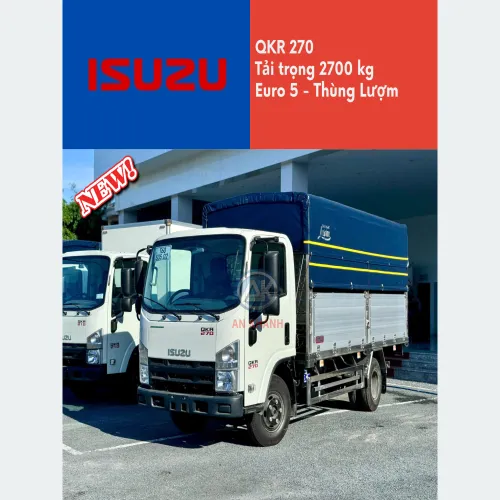 Isuzu QKR 270 Euro 5 Mui Bạt Bửng Nhôm Đóng Tại Garage Lượm