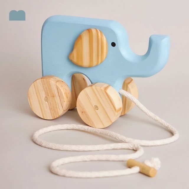 Đồ Chơi Gỗ Hình Thú Có Bánh Xe – Lựa Chọn An Toàn Cho Bé Mới Biết Đi