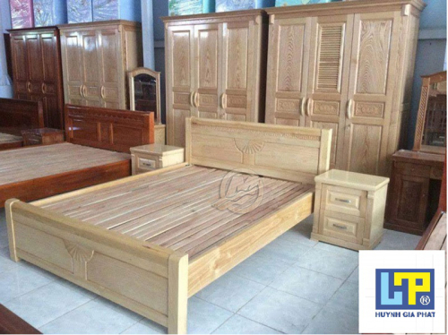 Mẫu giường gỗ 10