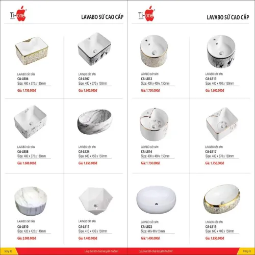 thiết bị vệ sinh cao cấp TIONE (SỐ 1)