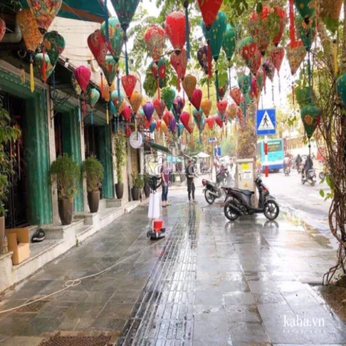 Đèn Lồng Nhật Bản Vẽ Họa Tiết Thủ Công