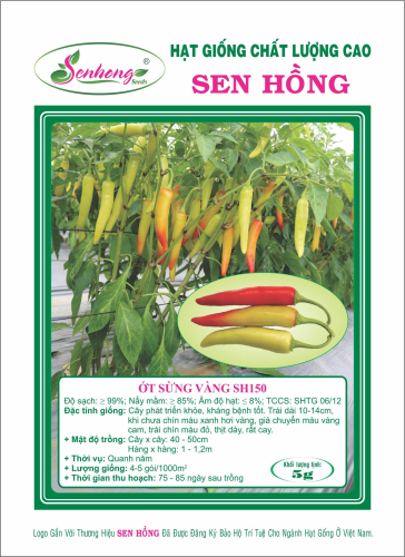 ỚT SỪNG VÀNG SH150