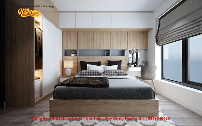 Thi Công Nội Thất Cần Thơ – Phòng Ngủ Hiện Đại, Tủ Kịch Trần, Giá Tốt