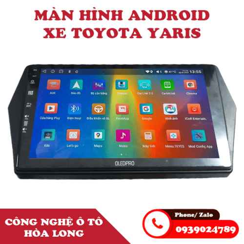 Màn hình android Oledpro xe Toyota Yaris