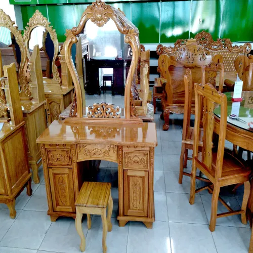 Bàn Trang Điểm Gõ Đỏ 1m2