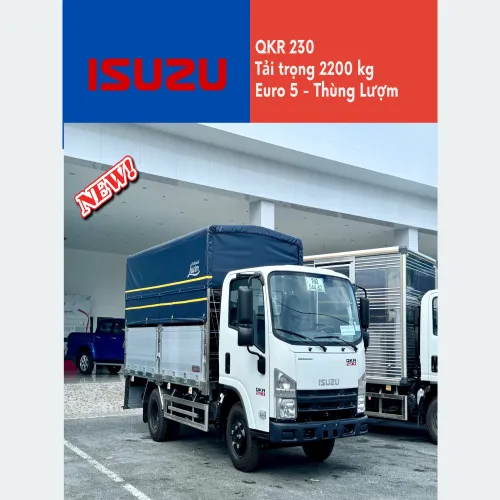 Isuzu QKR 230 Euro 5 Mui Bạt Bửng Nhôm Đóng Tại Garage Lượm