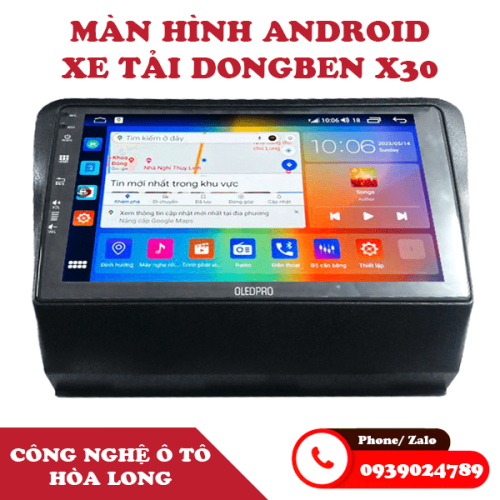 Màn hình android Oledpro cho xe tải Dongben X30