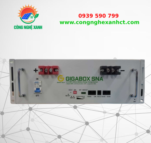Pin lưu trữ GIGABOX SNA 5KW 51.2V-100AH