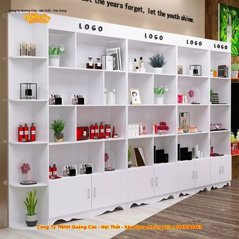 Thi Công Tủ Kệ Trưng Bày Bằng Gỗ Công Nghiệp Tại Cần Thơ Giá Xưởng