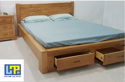Mẫu giường gỗ 6