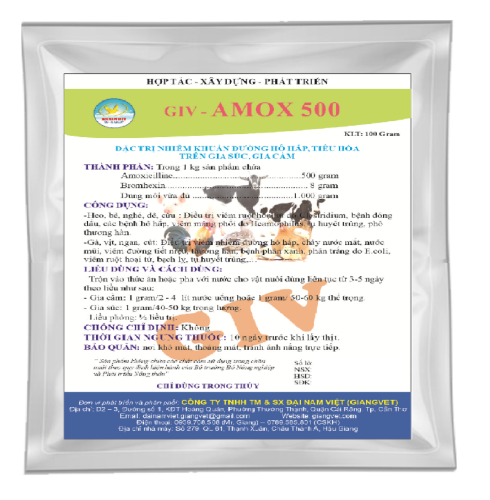 GIV - Amox 500 cao cấp