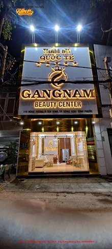 Thiết Kế Thi Công Bảng Hiệu Trang Trí Nội Thất Hệ Thống Spa Gangnam Bình Phước
