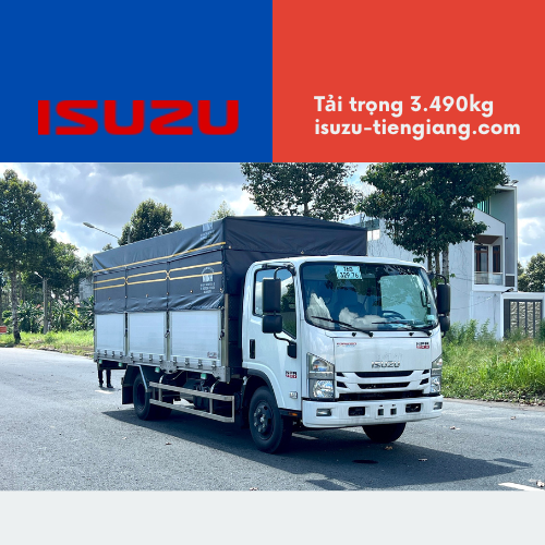 XE TẢI ISUZU NPR 400 3T5 THÙNG BẠT CHỞ CÁ THỦY HẢI SẢN