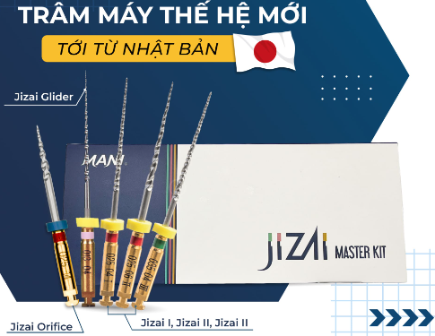 Bộ Trâm Máy Dẻo NiTi Mani JIZAI FILES MASTER KIT