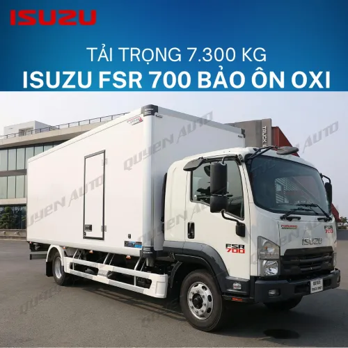 Isuzu FSR 700 Euro 5 Thùng Bảo Ôn Auto Quyền Chở Tôm Oxi