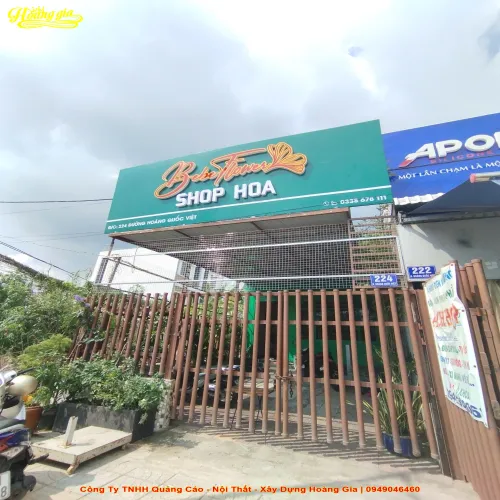 Thiết Kế Thi công Shop Hoa Bebe Flowwer