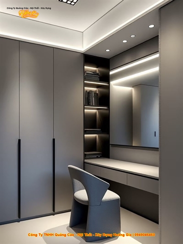 Thiết Kế Thi Công Tủ Quần Áo Kịch Trần Tại Cần Thơ: Bền - Đẹp - Tối Ưu Diện Tích