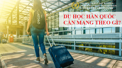 Đi du học Hàn Quốc cần mang theo những gì?