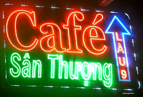 Bảng Led Cafe Sân Thượng