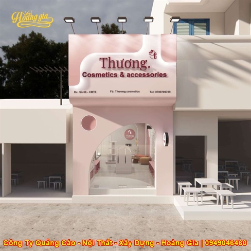 Dịch Vụ Thiết Kế & Thi Công Shop Mỹ Phẩm Trọn Gói Sang Trọng Tại Cần Thơ