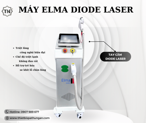 MÁY TRIỆT LÔNG CÔNG NGHỆ DIODE LASER ELMA