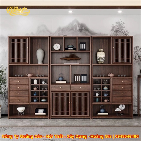 Top Mẫu Kệ Tủ Chén Bằng Gỗ Công Nghiệp Đẹp, Bền & Tiện Lợi Cho Gian Bếp Hiện Đại