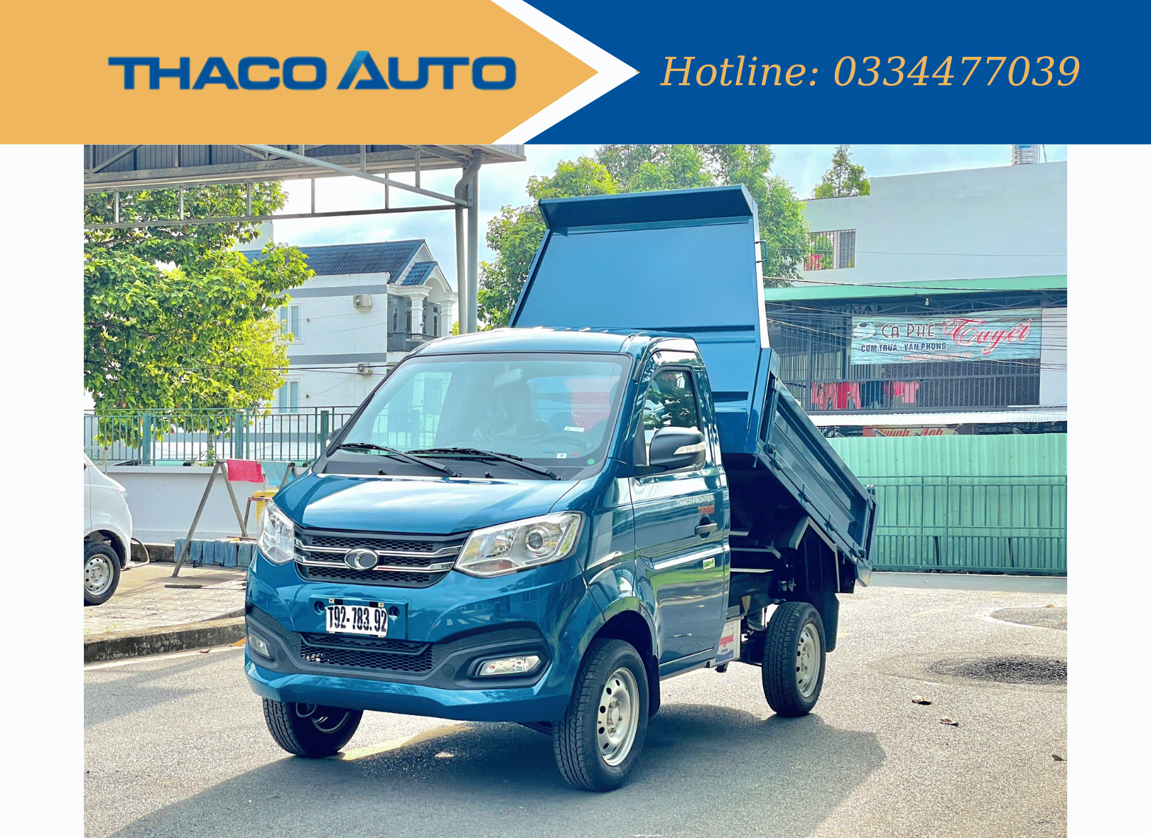 XE BEN 1 TẤN || THACO TF220 BEN || TẢI TRỌNG 900KG