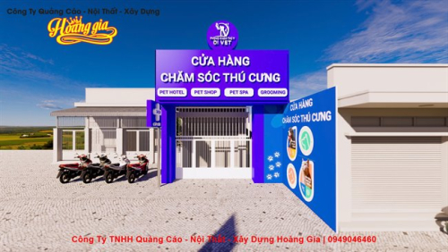 Thiết Kế Thi Công Decor Trọn Gói Cửa Hàng Chăm Sóc Thú Cưng Di Vet