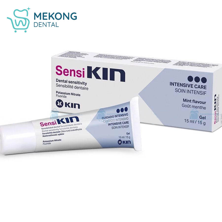 Gel bôi giảm ê buốt Sensi KIN tuýp 15g chính hãng