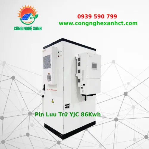 Hệ Thống Lưu Trữ Áp Cao YJC POWER 86 KWH làm mát bằng Không Khí Dạng Tủ Cabinet