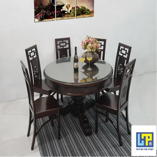 Mẫu bàn ăn gỗ 12