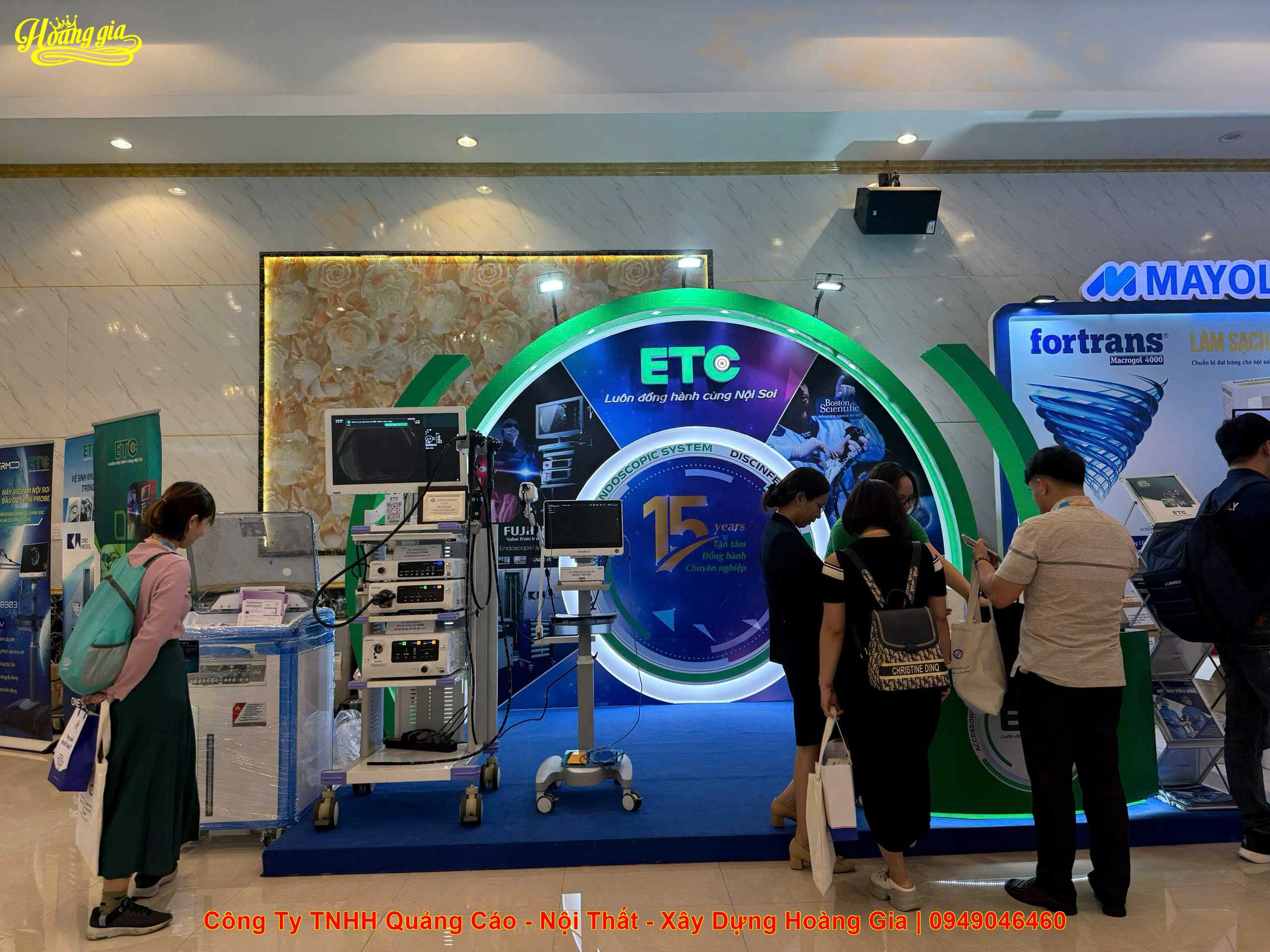 Thi công booth hội Nghị triển lãm thiết bị nội soi tại cần Thơ