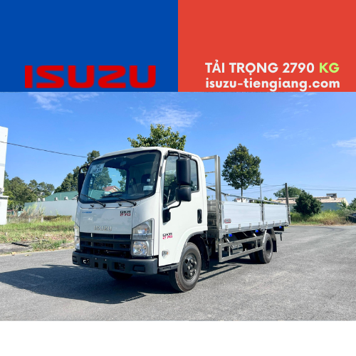 Isuzu QKR 270 Thùng Lửng Garage Lượm Bửng Nhôm Full Inox