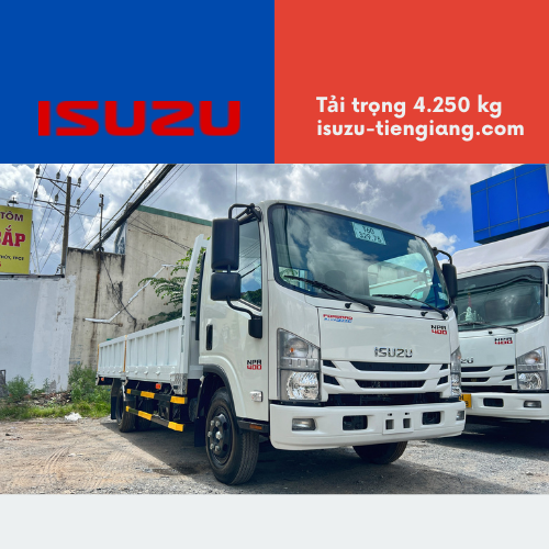 XE TẢI ISUZU NPR 400 THÙNG LỬNG– TẢI 4 TẤN