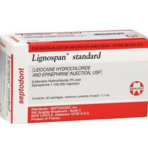 Tê Pháp đỏ Septodont Lignospan Standard 2%