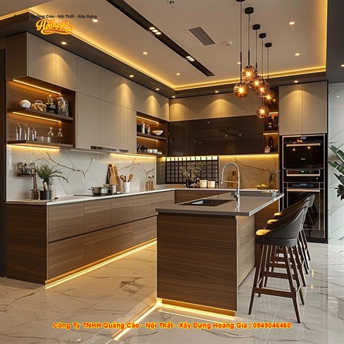 Thiết Kế Thi Công Tủ Bếp Tại Cần Thơ – Bền Đẹp, Chống Nước 100%, Xưởng Trực Tiếp
