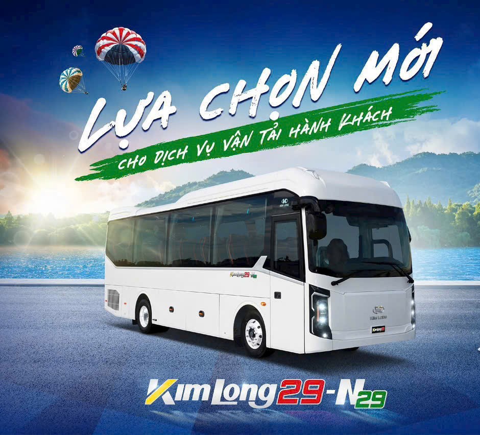Xe Bus Kim Long 29‑N29 – Giải Pháp Vận Tải Hành Khách & Du Lịch Cao Cấp