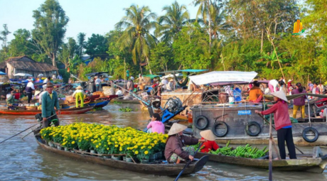 Cai Rang floating market