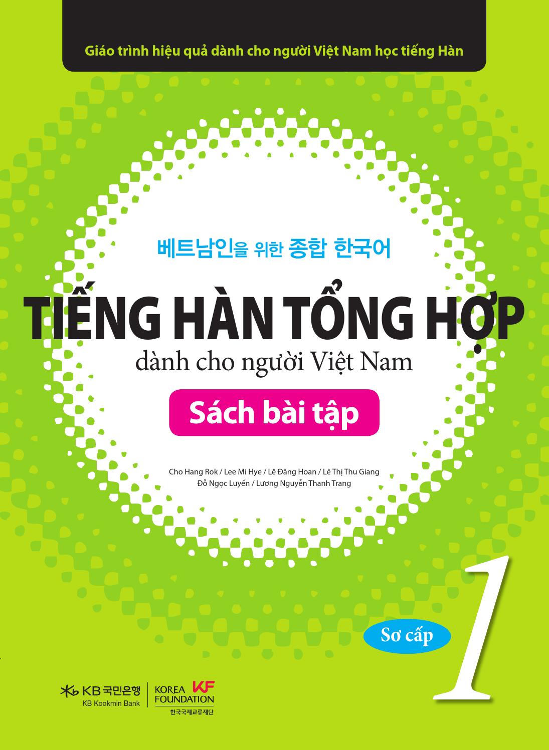 Giáo trình tiếng Hàn tổng hợp - Sơ cấp 1