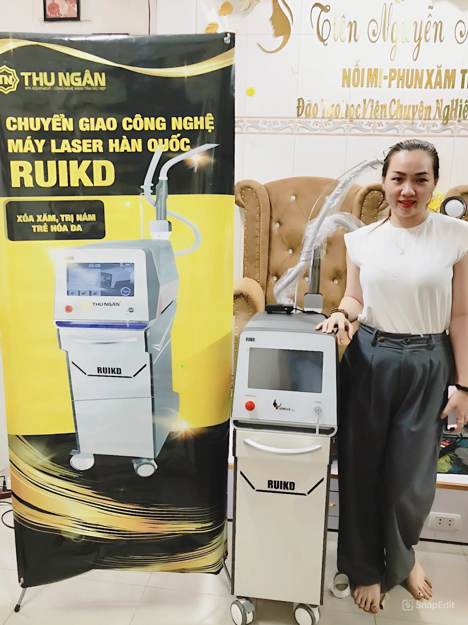 CHUYỂN GIAO CÔNG NGHỆ LASER TONING RUIKD HÀN QUỐC TẠI CẦN THƠ