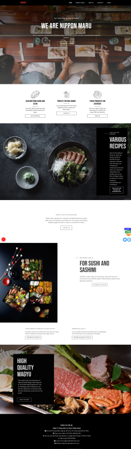 Web kinh doanh thực phẩm