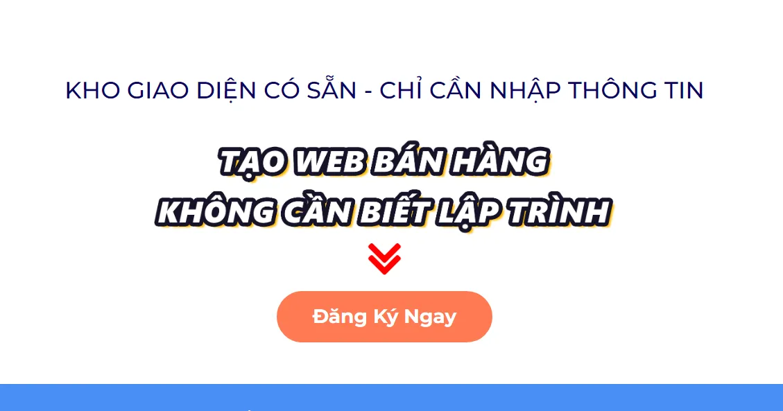 Tạo web bán hàng