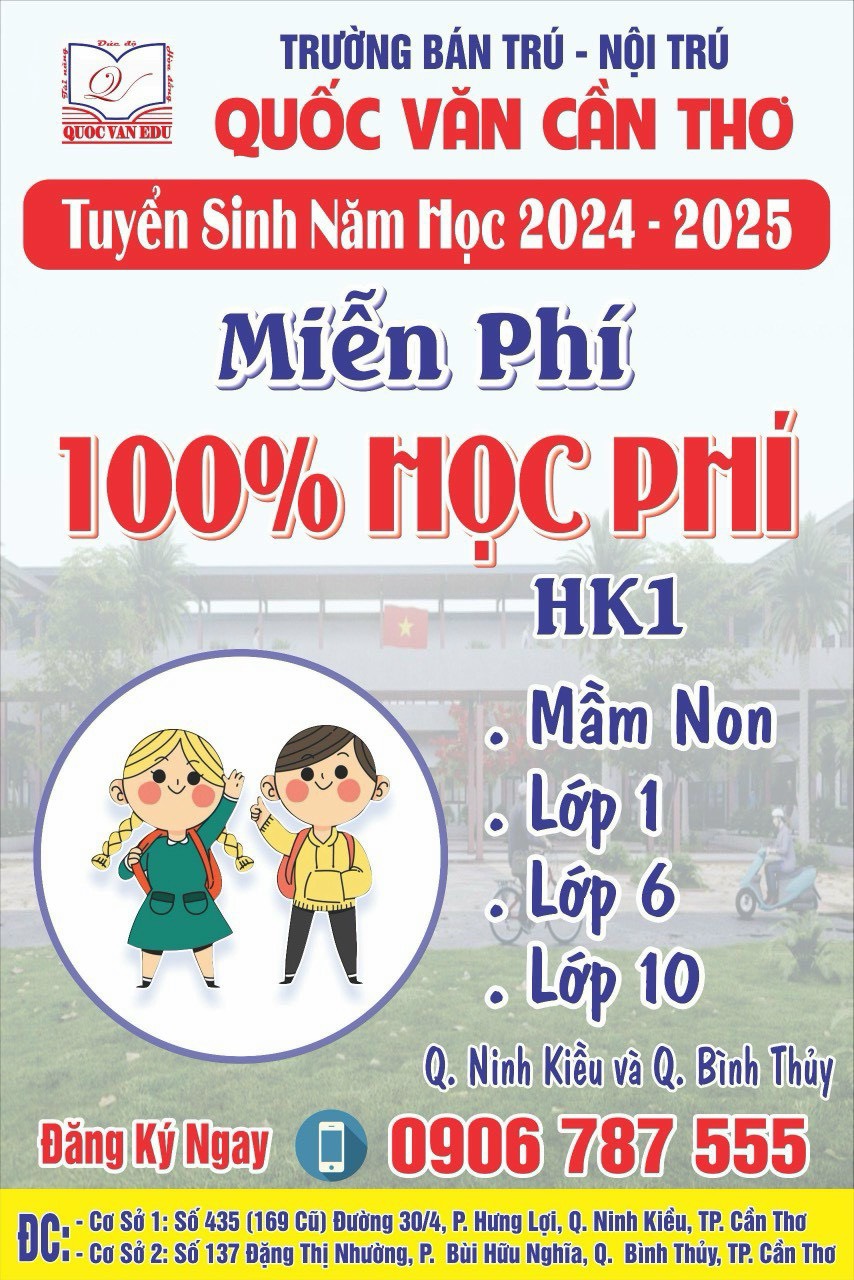 Tuyển sinh năm học 2024-2025